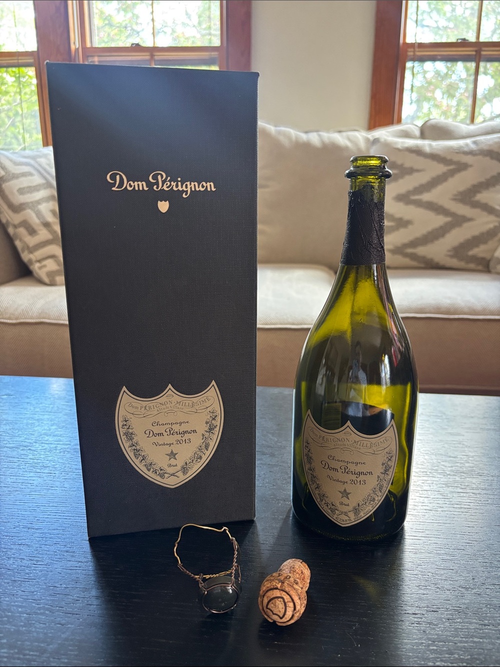 Dom Pérignon Vintage 2013 Champagne Bottle with Box